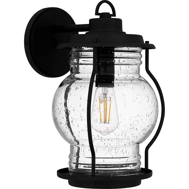 Image 3 Luther 1-Light Earth Black Outdoor Wall Lantern more views