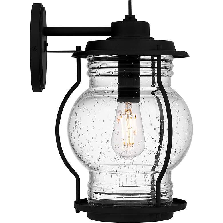 Image 5 Luther 1-Light Earth Black Outdoor Wall Lantern more views
