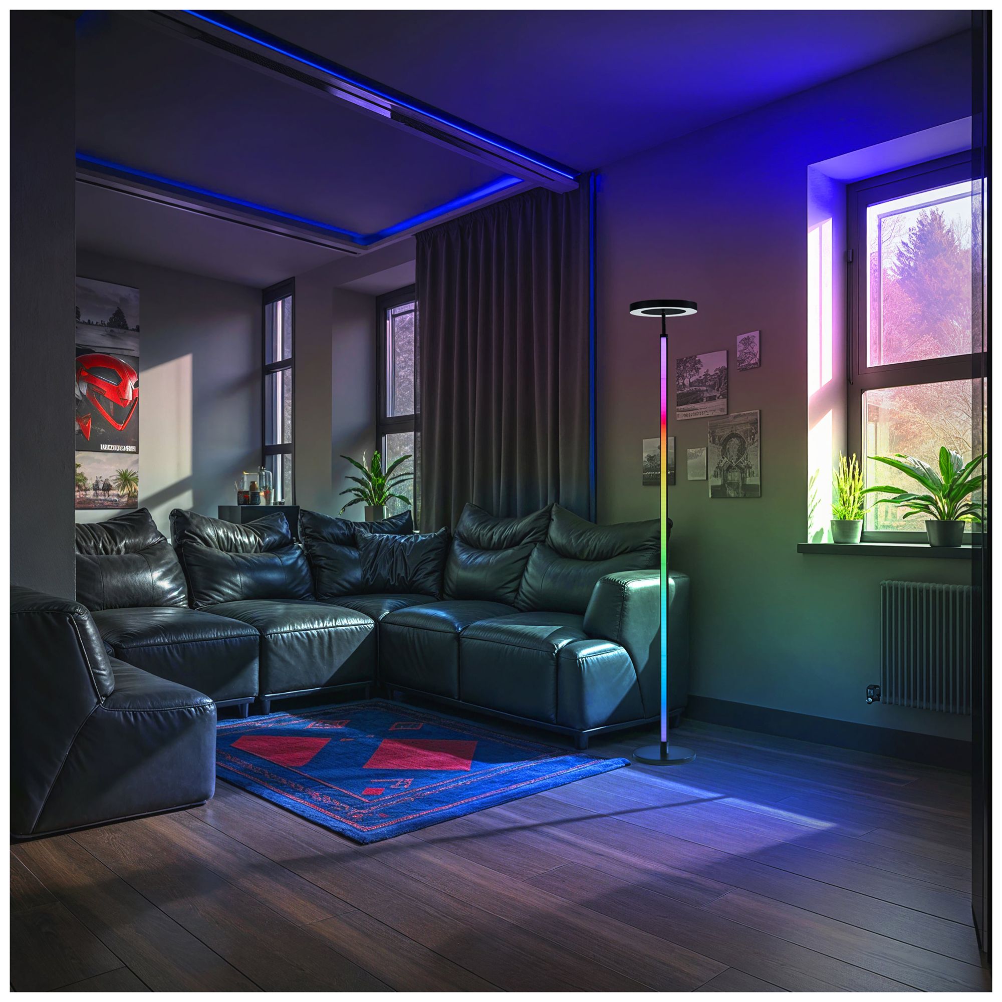 Luther RGB Color Changing Torchiere