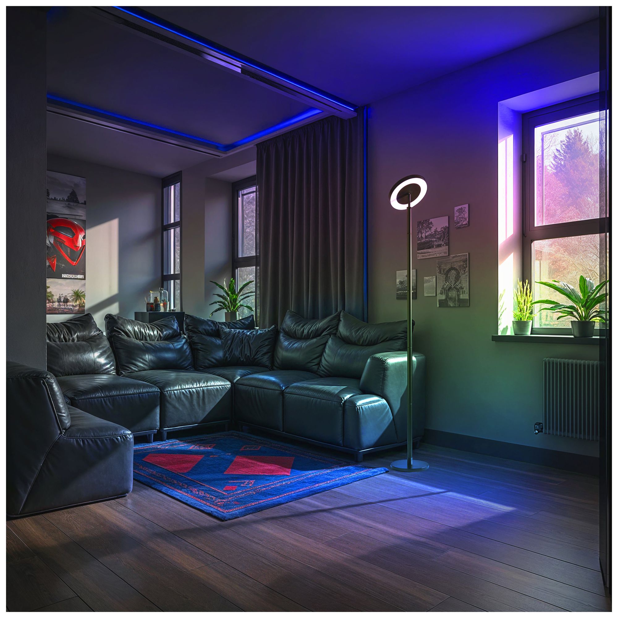 Luther RGB Color Changing Torchiere