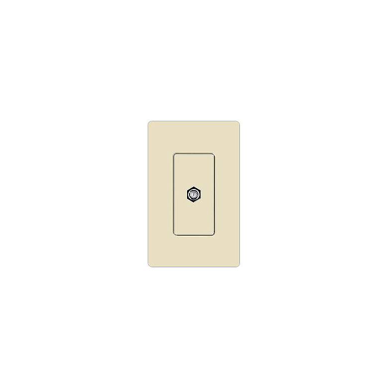 Image 1 Lutron Claro CableTV Jack - Light Almond