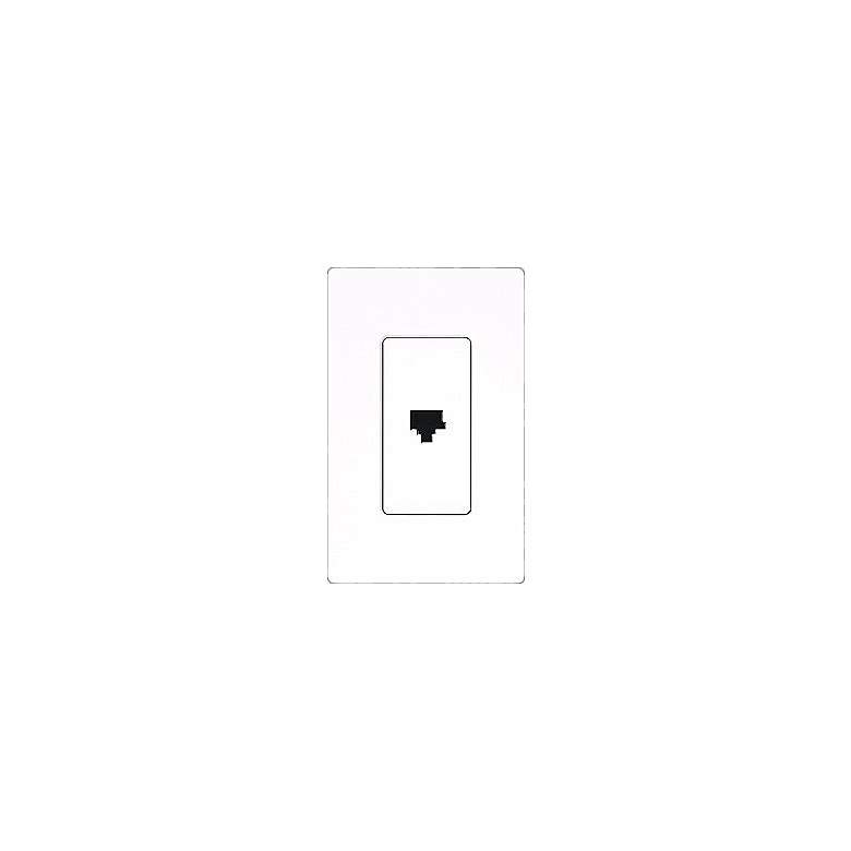 Image 1 Lutron Claro Telephone Jack 6 Cord