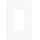 Lutron Claro White 1 Gang Screwless Faceplate