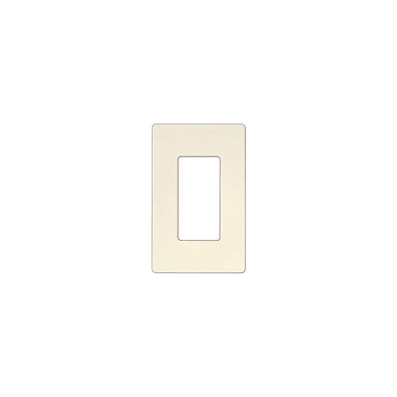 Image 1 Lutron Diva Biscuit SC Single Gang Wallplate Switchplate