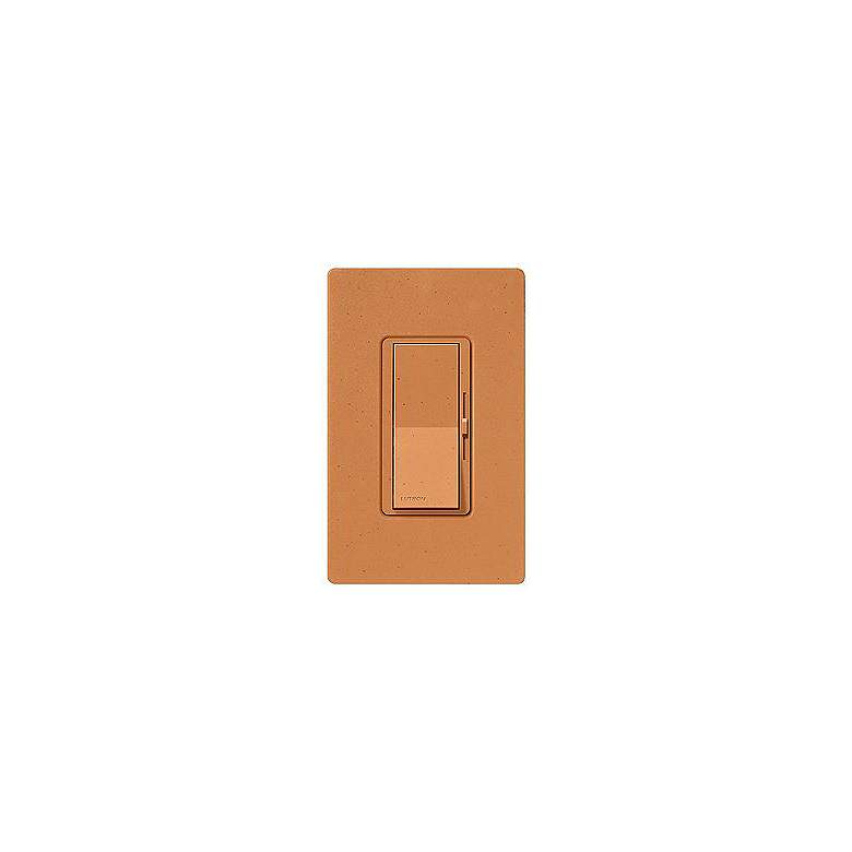 Image 1 Lutron Diva SC 600W 3-Way Terracotta Red Brown Dimmer