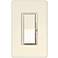 Lutron Diva SC 600W Single Pole Biscuit Off-White Dimmer
