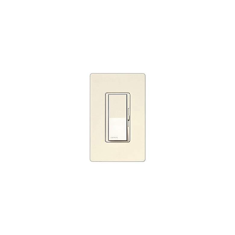 Image 1 Lutron Diva SC 600W Single Pole Biscuit Off-White Dimmer