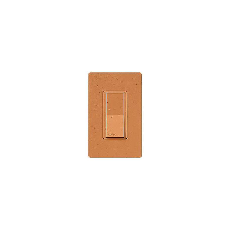 Image 1 Lutron Diva Terracotta Finish SC Single Pole Wall Switch