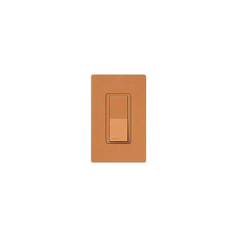 Image 1 Lutron Diva Terracotta Finish SC Single Pole Wall Switch