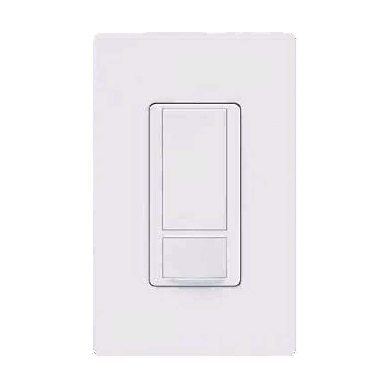 Image 1 Lutron Maestro White Small Room 2-Mode Occupancy Sensor