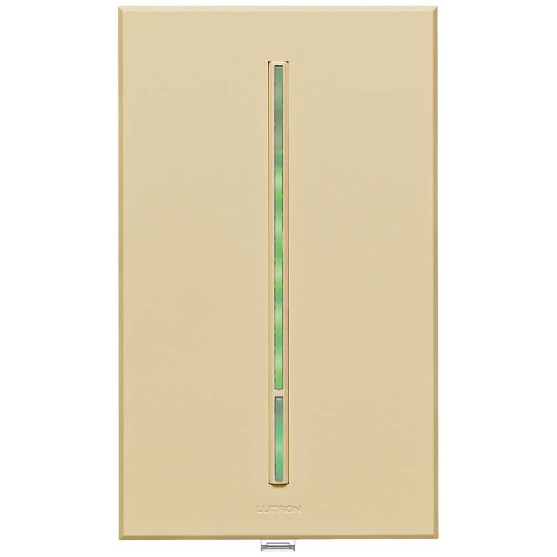 Image 1 Lutron Vierti Green LED 600 Watt Single Pole Beige Dimmer