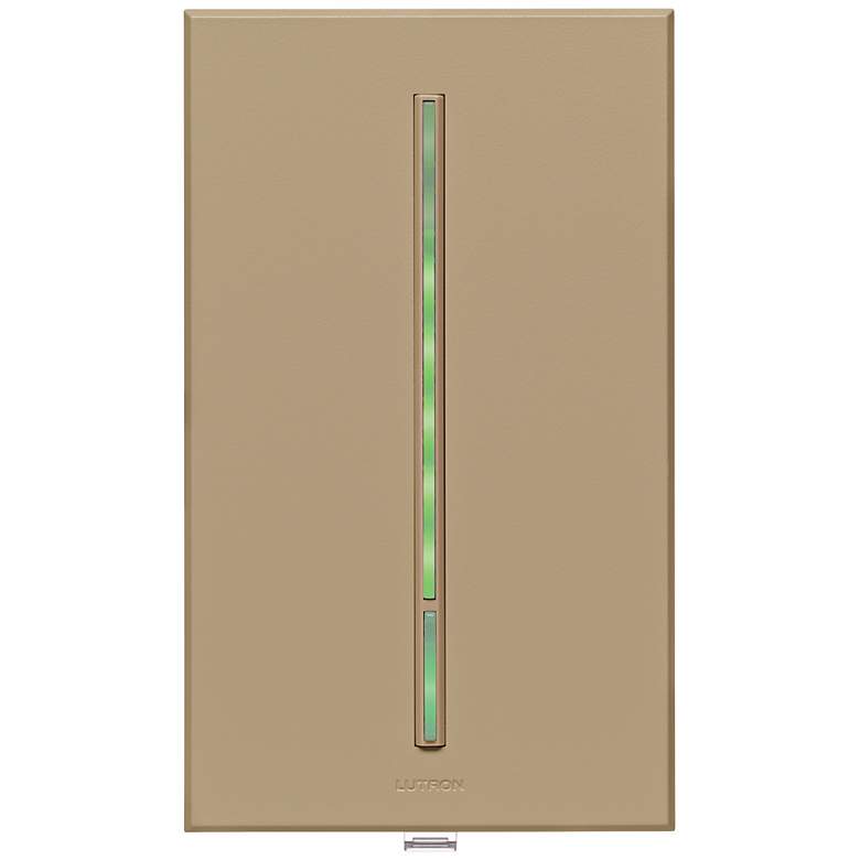 Image 1 Lutron Vierti Green LED Taupe Companion Control
