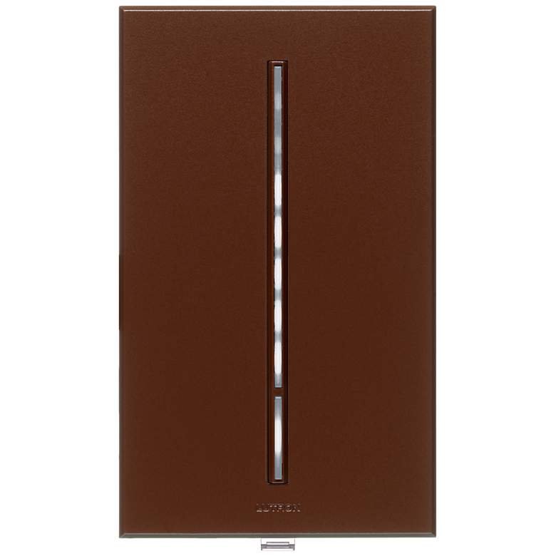 Image 1 Lutron Vierti White LED 600 Watt Single Pole Sienna Dimmer