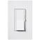 Lutron White 8A Fluorescent/LED Single Pole/3-Way Dimmer
