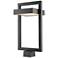 Luttrel 21 1/2" High Black LED Outdoor Post Light