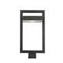 2_Luttrel 21 1/2" High Black LED Outdoor Post Light more views