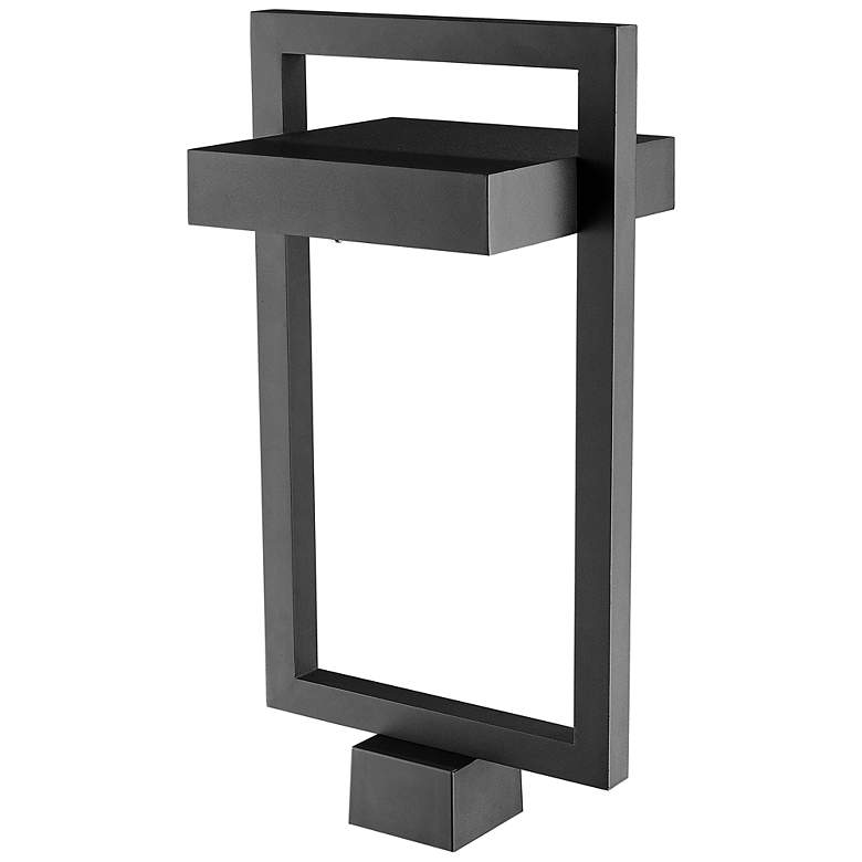 Image 3 Luttrel 21 1/2" High Black LED Outdoor Post Light more views