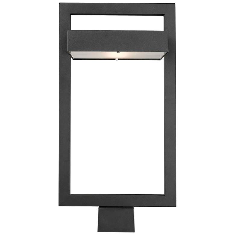 Image 4 Luttrel 21 1/2" High Black LED Outdoor Post Light more views