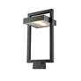5_Luttrel 21 1/2" High Black LED Outdoor Post Light more views