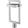 Luttrel 26 1/2" High Silver LED Outdoor Post Mount Light
