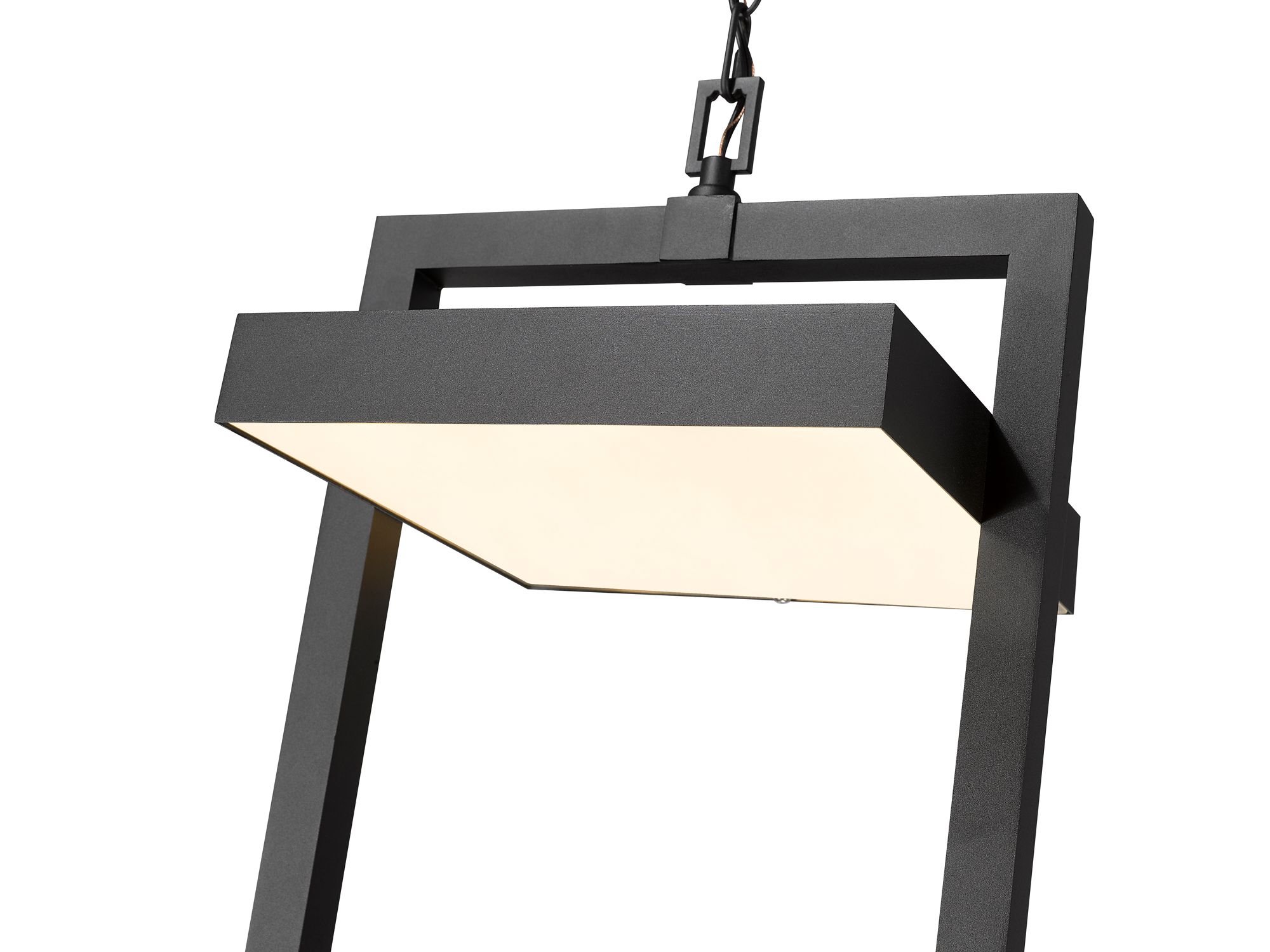 Luttrel 29 1/2" High Black LED Outdoor Hanging Light in scene