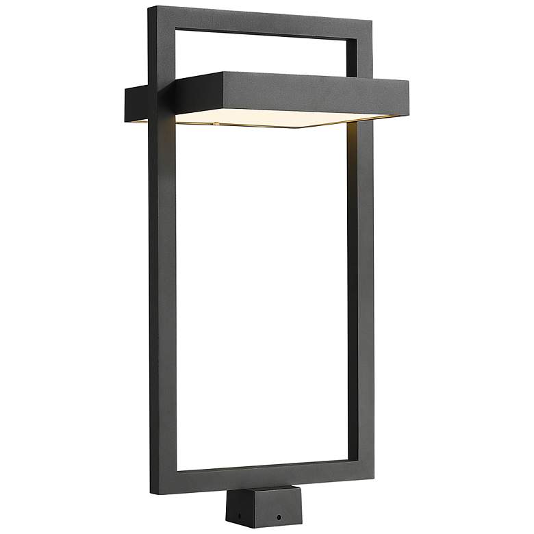Image 1 Luttrel 29" High Black LED Outdoor Post Light