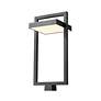 3_Luttrel 29" High Black LED Outdoor Post Light more views