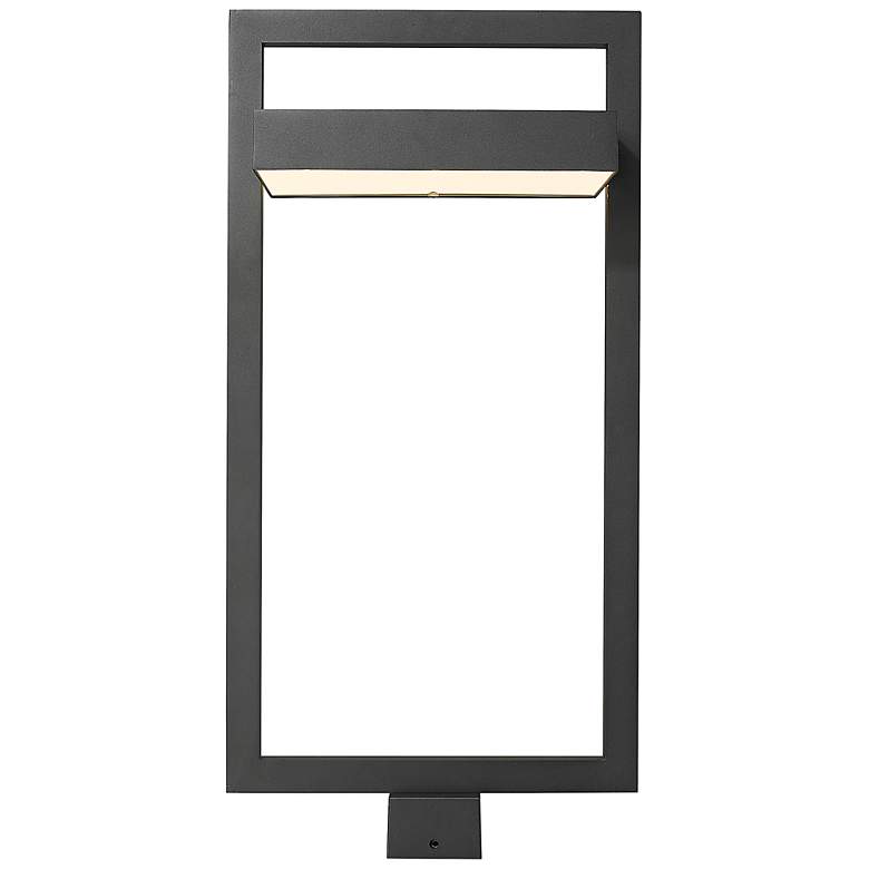 Image 5 Luttrel 29" High Black LED Outdoor Post Light more views