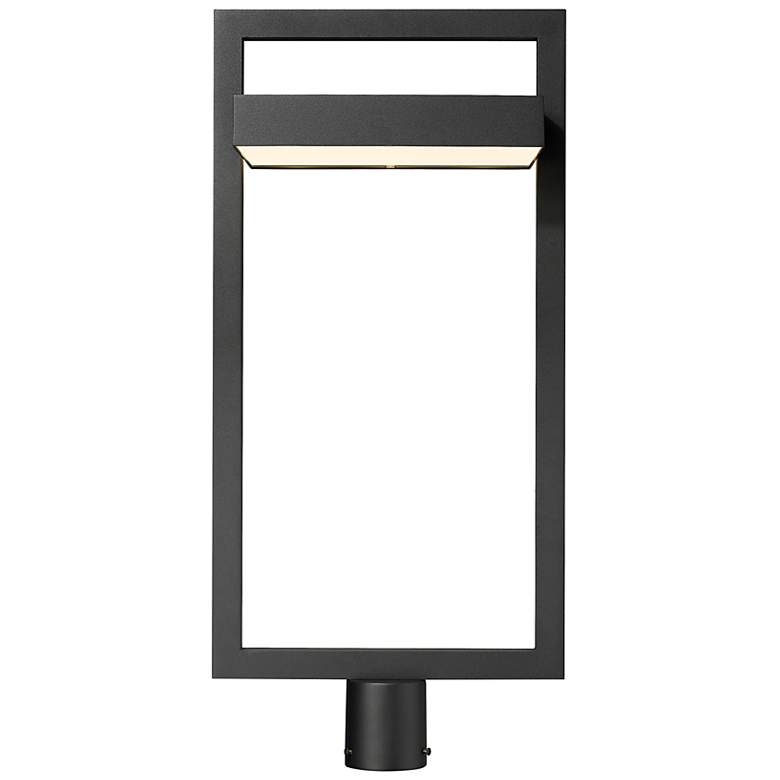 Image 2 Luttrel 30 1/2" High Black LED Outdoor Post Light more views