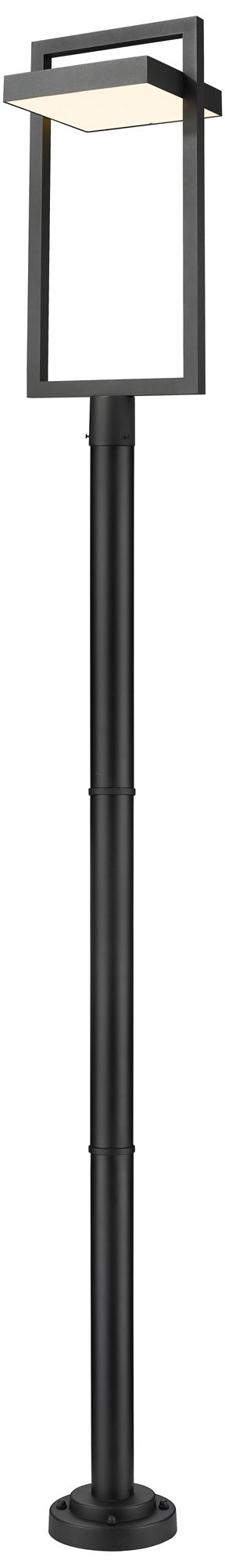 Image 2 Luttrel by Z-Lite Black 104.25 inch LED 1 Light Outdoor Post Mounted