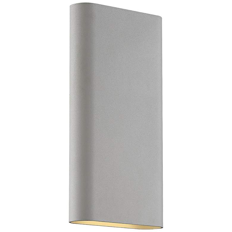 Image 1 Lux 12" High Satin ADA LED Wall Sconce
