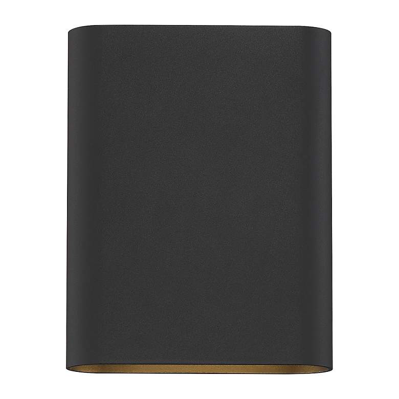 Image 3 Lux 8" High Black Bi-Directional 2-Light LED Wall Sconce more views