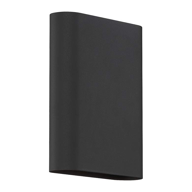 Image 6 Lux 8" High Black Bi-Directional 2-Light LED Wall Sconce more views