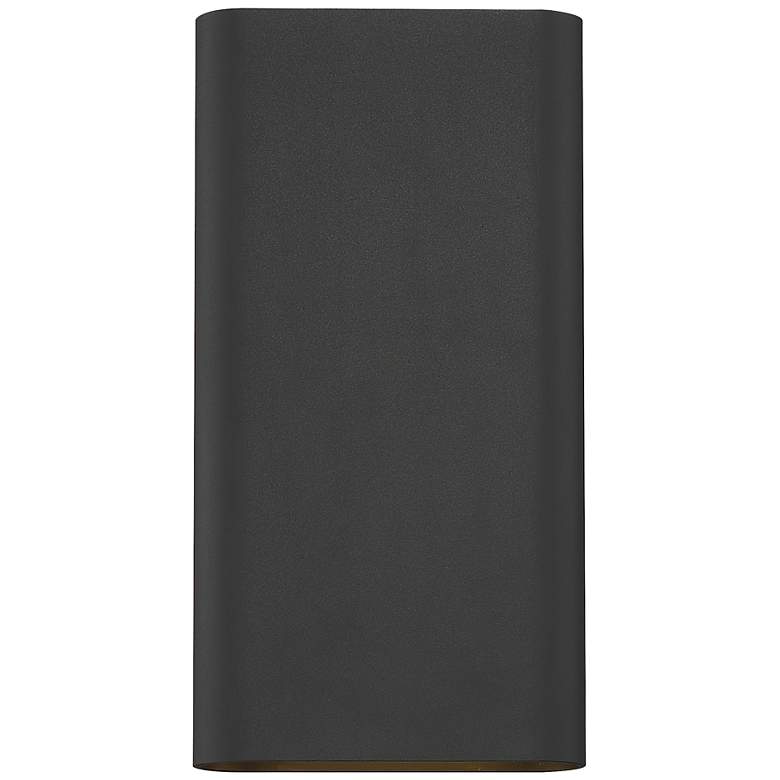 Image 2 Lux - Bi-Directional Tall Wall Sconce - Black more views