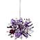 Lux Collection 10" Wide Violet Frost Pendant