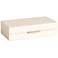 Luxe 10" Wide Ivory Decorative Organizer Box
