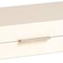 Luxe 10" Wide Ivory Decorative Organizer Box