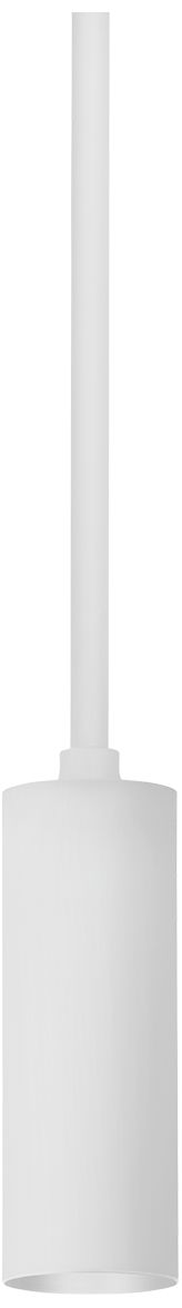 Image 3 Luxe 2" Cylinder Pendant in Semi Gloss White more views