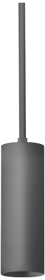 Luxe 3" Cylinder Pendant in Matte Black