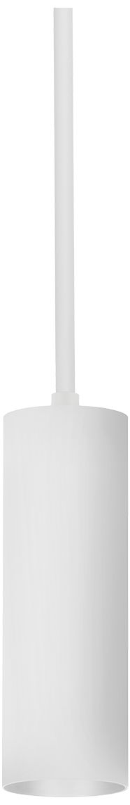 Image 4 Luxe 3" Cylinder Pendant in Semi Gloss White more views