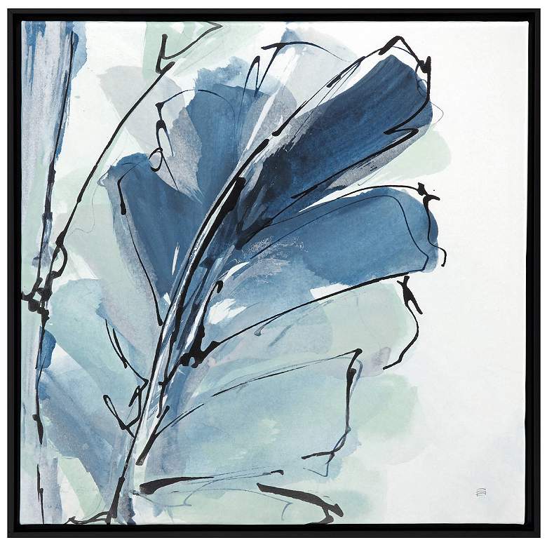 Image 1 Luxe Banana Leaf II 29"W x 29"H Canvas
