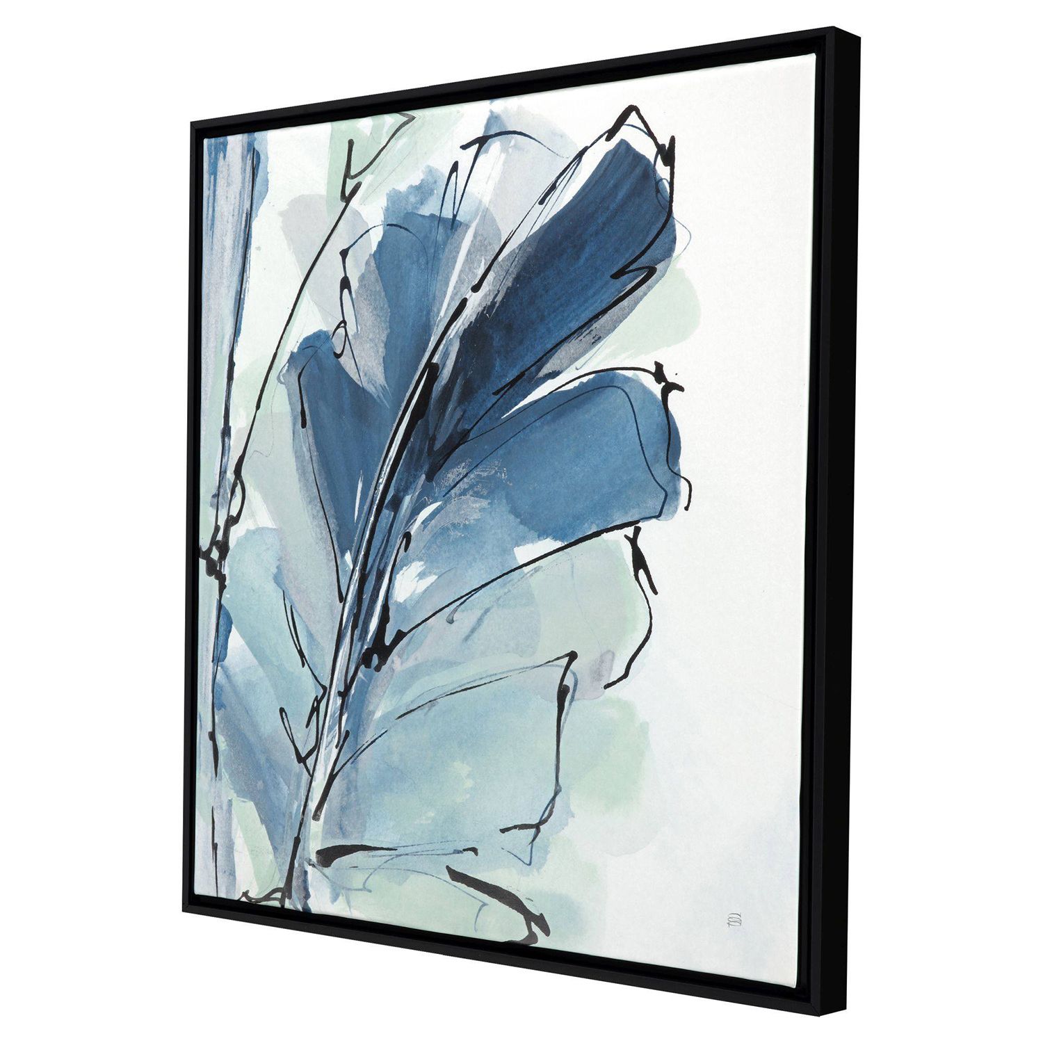 Image 2 Luxe Banana Leaf II 29"W x 29"H Canvas more views