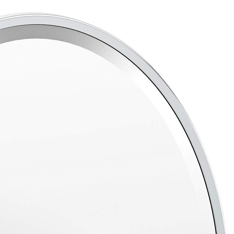 Image 2 Luxe Chrome 20 1/2" x 27 1/2" Flush Mount Framed Wall Mirror more views