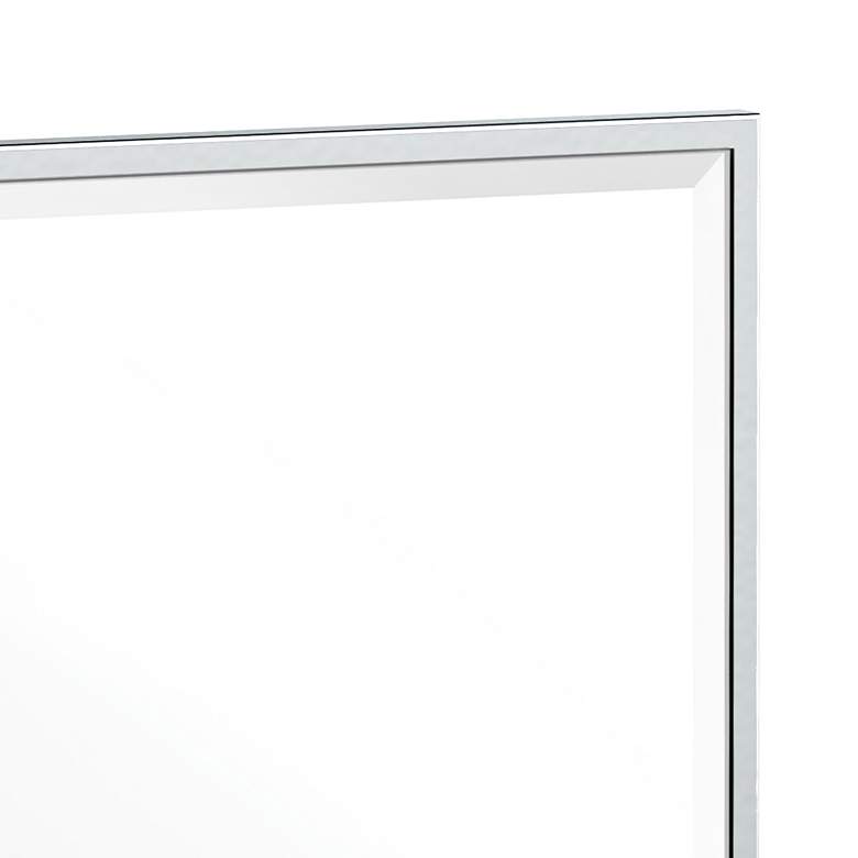 Image 3 Luxe Chrome 24 1/2" x 32 1/2" Flush Mount Wall Mirror more views