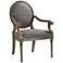 Luxe Collection French Gray Hand-Finished Armchair