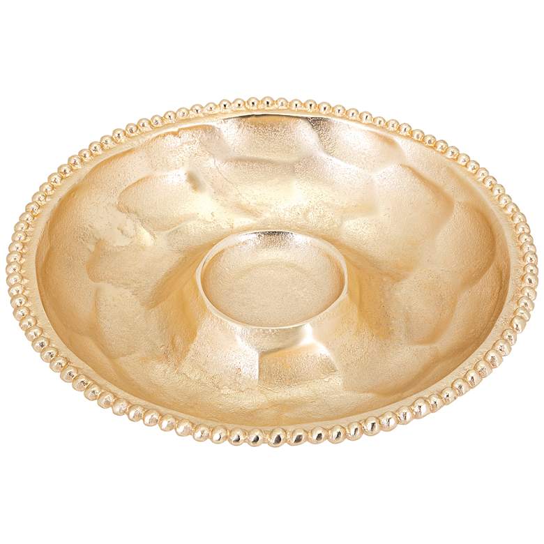 Image 1 Luxe Gold Chip and Dip Server