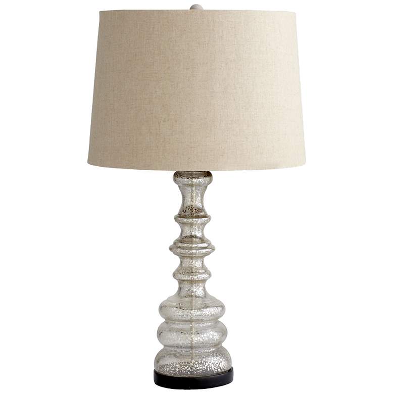 Image 1 Luxe Mercury Glass Table Lamp