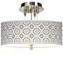 Luxe Tile Giclee 14" Wide Ceiling Light