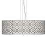 Luxe Tile Giclee 24" Wide Four Light Pendant Chandelier