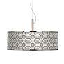 Luxe Tile Giclee Glow 20" Wide Pendant Light
